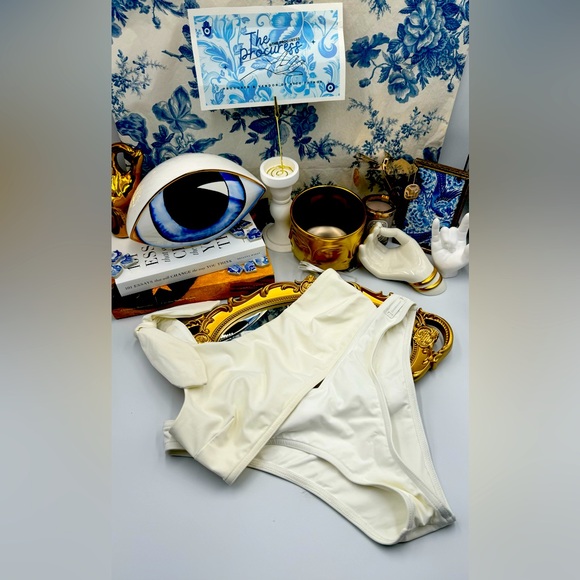 🆕 ZIMMERMANN 🧿 NWOT Riders Knotted One-Shoulder Bikini - Size 2 - US6/8 - Picture 2 of 15